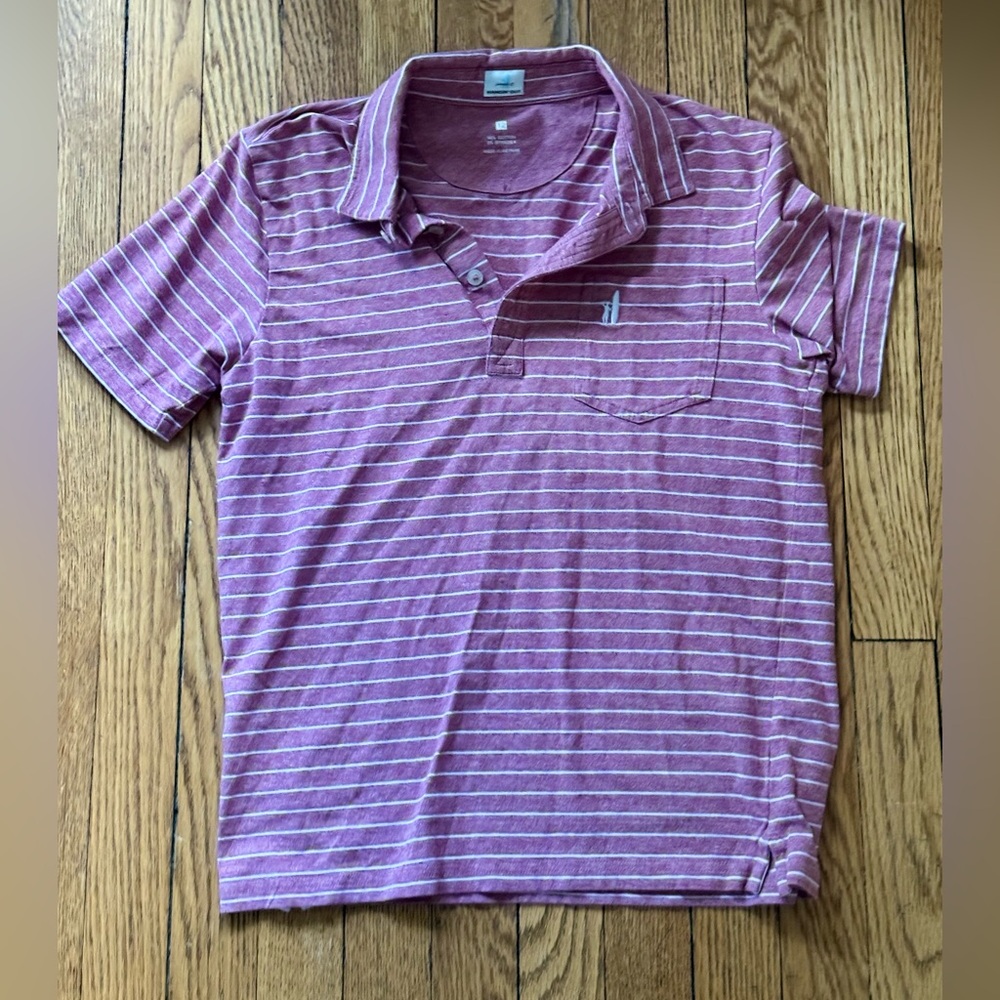 johnnie-O Striped Polo Shirt - Size 12